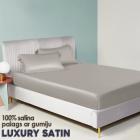  Palags ar gumiju gultai LUXURY SATIN